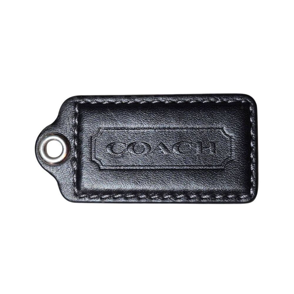 Coach Black Hangtag Bag Purse Charm